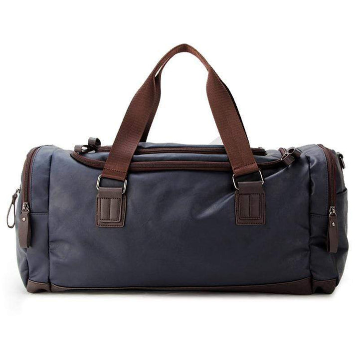 BAGS KEZONO Leather Large Duffel Bags BLUE