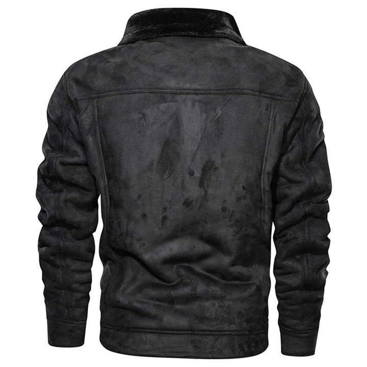 JACKETS KEZONO Leather Royal Pilot Fleece Jacket