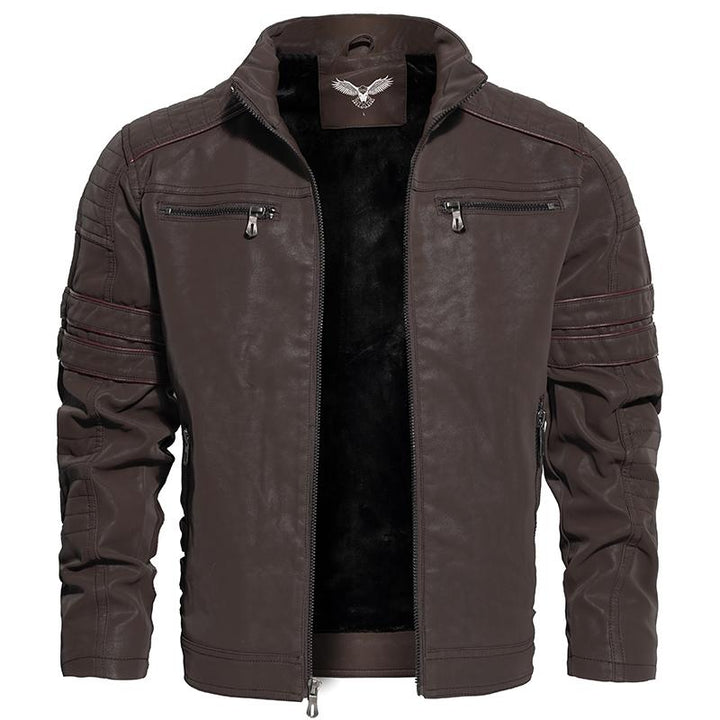 JACKETS KEZONO Negan Fleece Leather Jackets